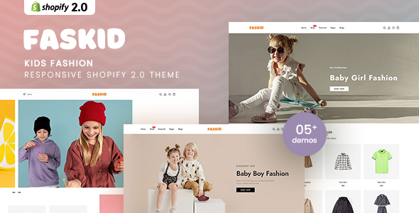 Kasfid - Kids Fashion Responsive Shopify 2.0 Theme