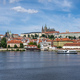 View to the Castle Hradcany in Prague on a sunny day - PhotoDune Item for Sale