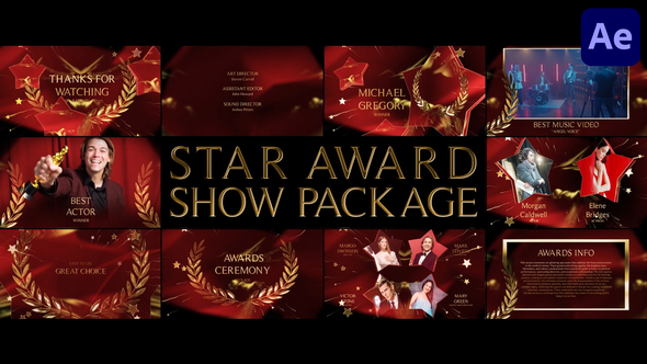 Star Award Show Package for After Effects