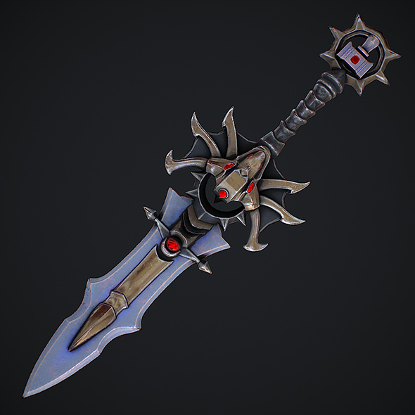 Fantasy Sword 6 3D Model