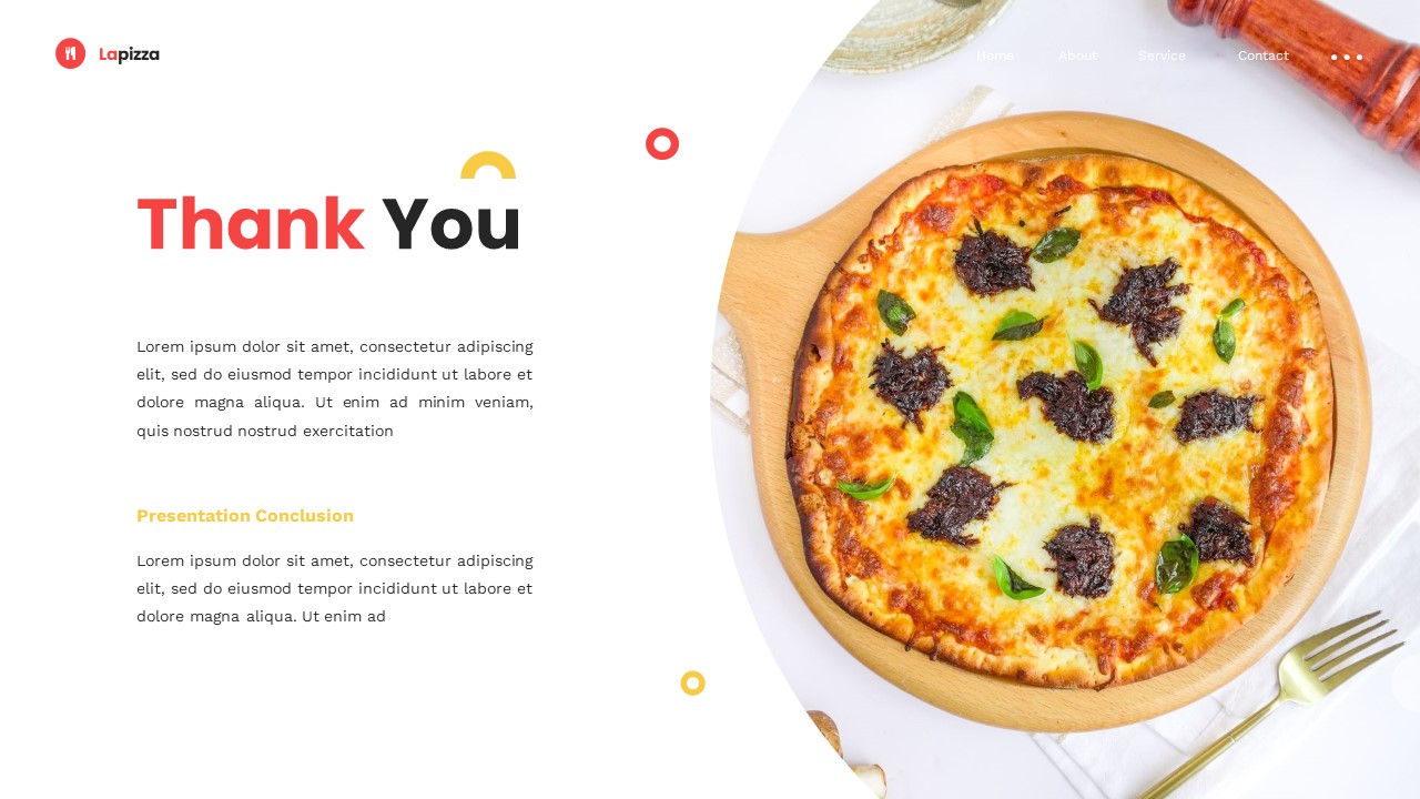 Lapizza Pizza Powerpoint Templates, Presentation Templates GraphicRiver