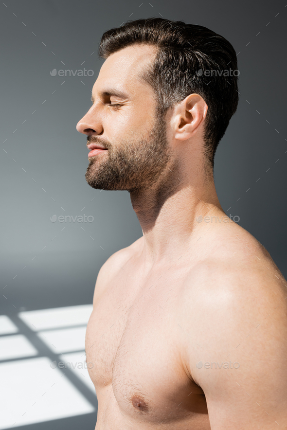 Side View Man Standing In Boxer Shorts Stock Photo | Royalty-Free |  FreeImages