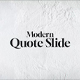 Modern Quote Slide - VideoHive Item for Sale
