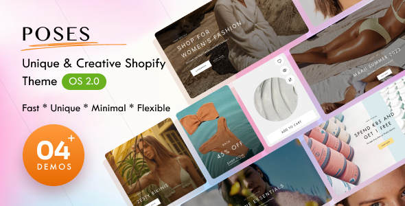 Poses – Cosmetics & Swimwear Shopify Theme OS 2.0