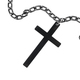 Black christian cross with chain - PhotoDune Item for Sale