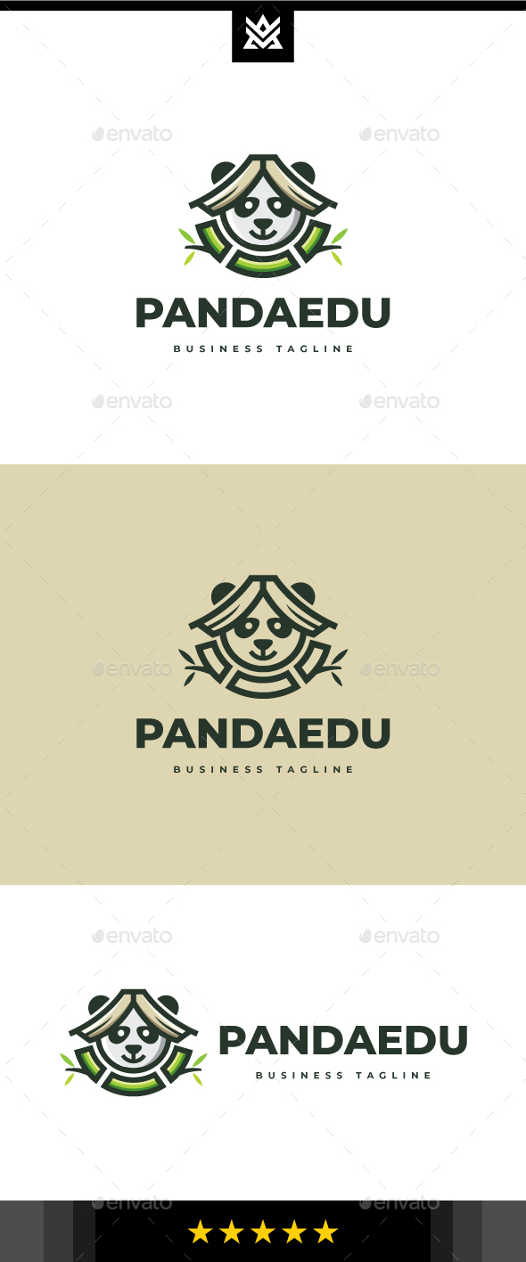 Book Panda Logo Template