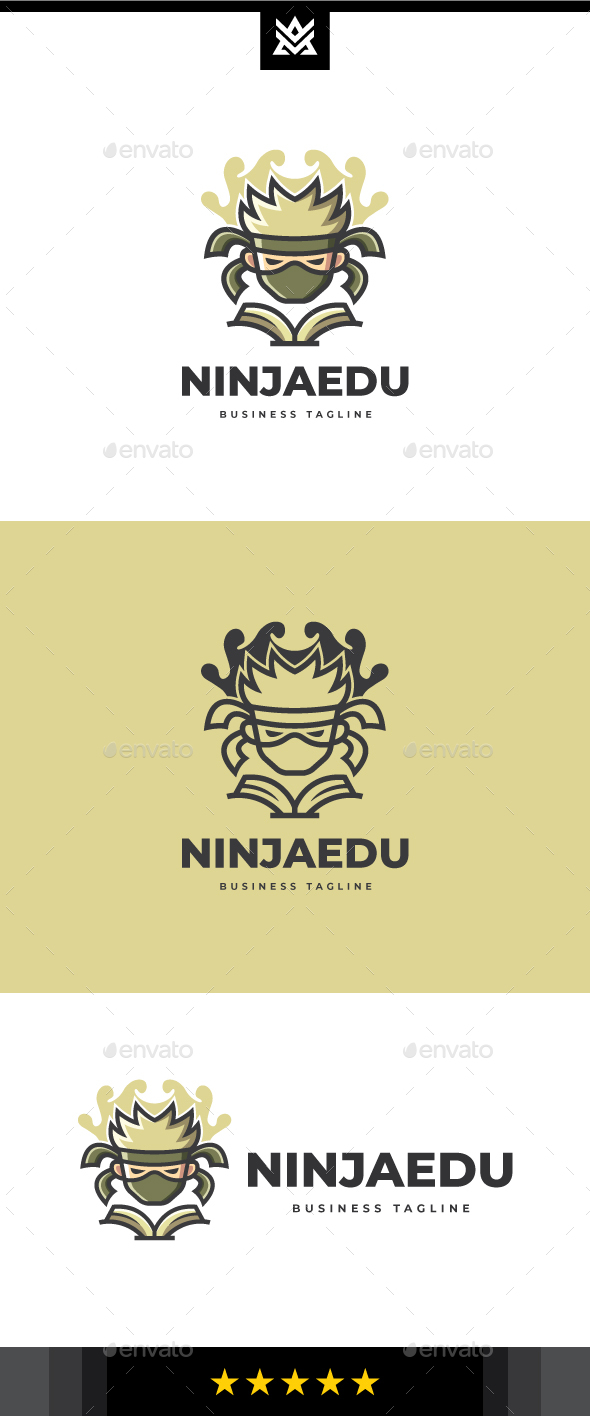 Clever Ninja Logo Template