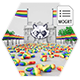 LGBTQ 3D Pride Logo Reveal - MOGRT - VideoHive Item for Sale