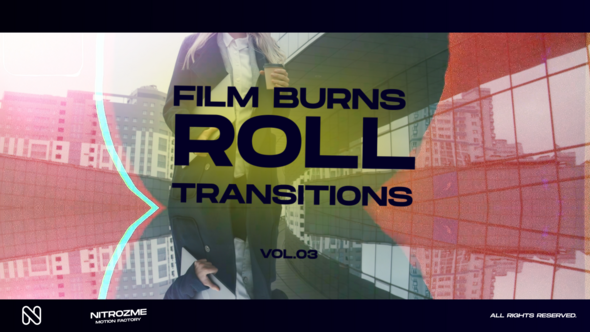 Film Burns Roll Transitions Vol. 03
