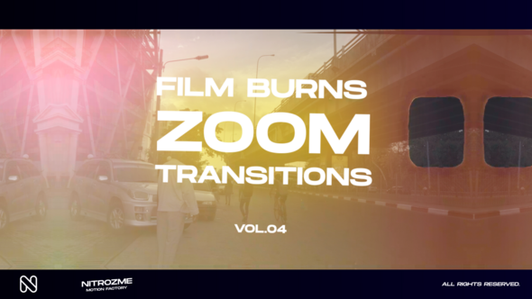Film Burns Zoom Transitions Vol. 04