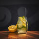Lemon water, lemonade in jar. - PhotoDune Item for Sale