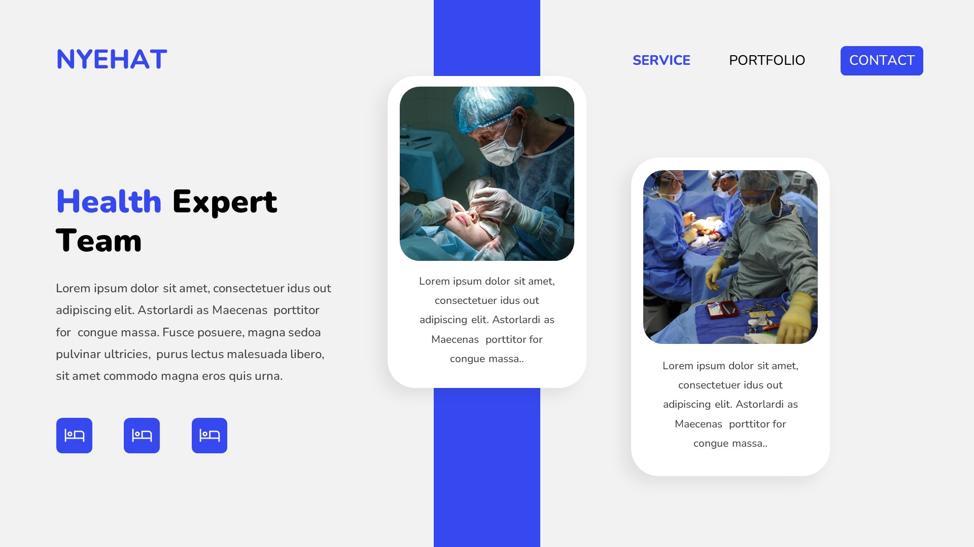 Nyehat - Medical & Healthcare Powerpoint Template, Presentation Templates