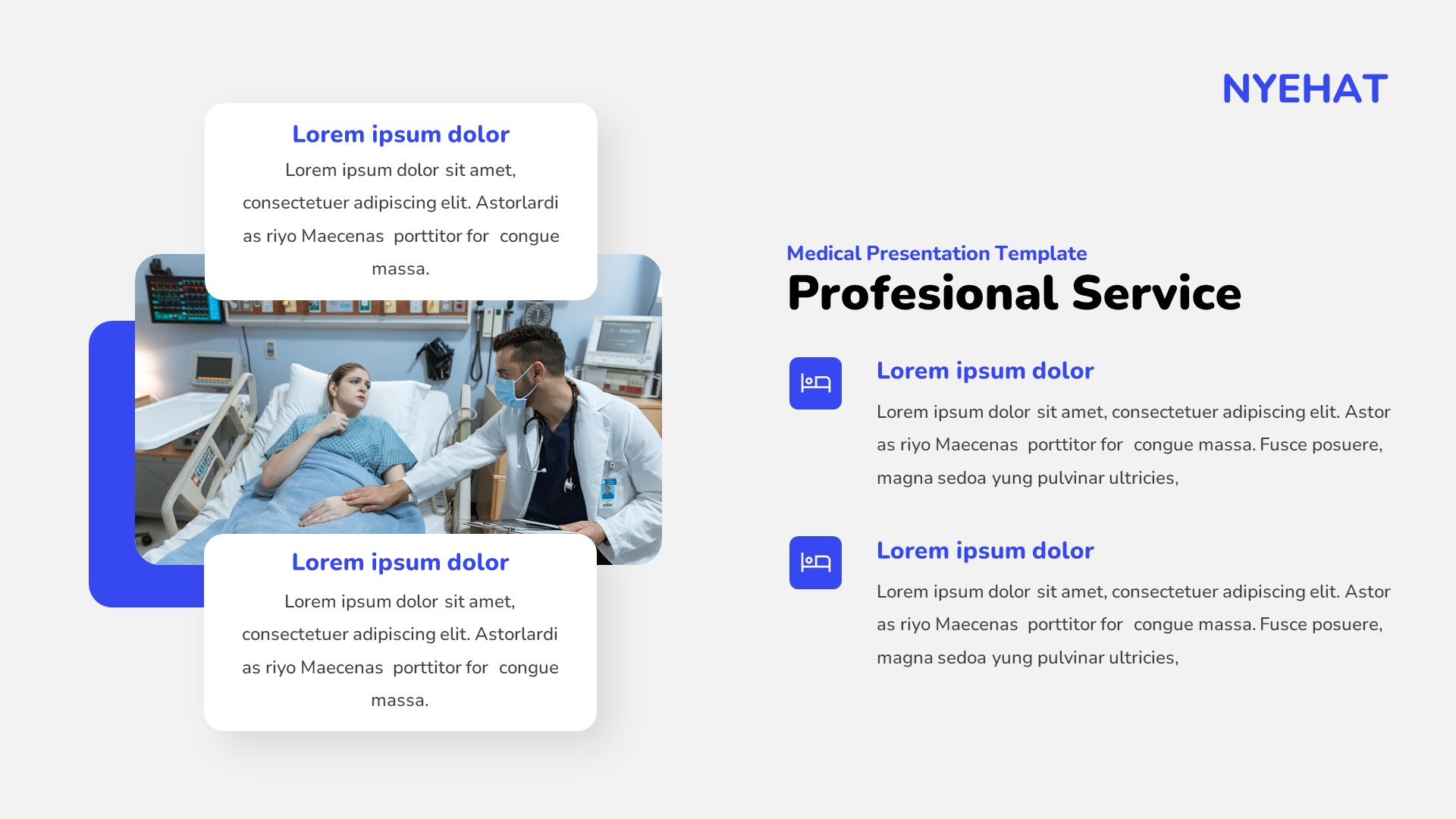 Nyehat - Medical & Healthcare Powerpoint Template, Presentation Templates