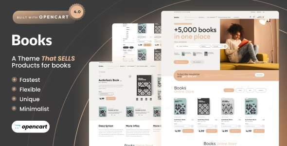 Books - Opencart 4 Bookstore Template