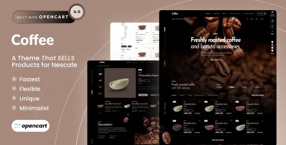 [DOWNLOAD]Coffee - Opencart 4 Coffee Store Theme