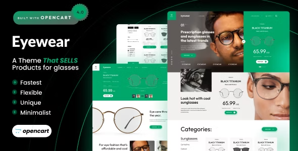 Eyewear -4 Sunglasses Store Template