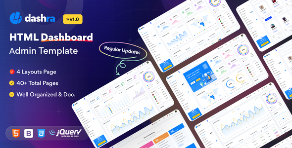 Dashra - Bootstrap Admin Dashboard Template