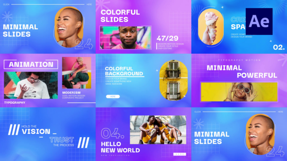 Colorful Animation Typography