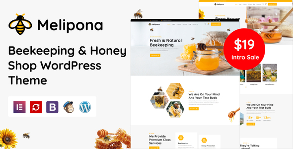 Melipona – Beekeeping and Honey Shop WordPress Theme