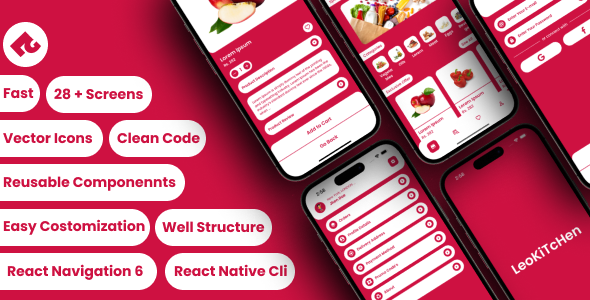 LeoKiTcHen | Ecommerce App In React Native Cli