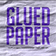 Glued Wrinkled Paper