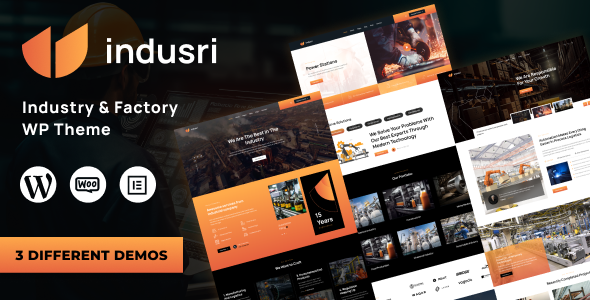 Indusri – Industry & Factory WordPress Theme