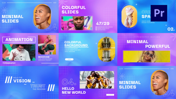 Colorful Animation Typography