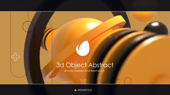 Abstract 3d Logo Intro
