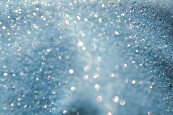 Shiny bokeh sparkling and glittering overlay