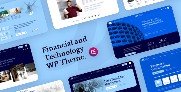 MLab – Financial and Technology WordPress Theme