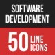 Software Development Filled Line Icons