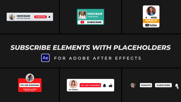 Subscribe Elements with Placeholders