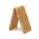Pair of white sesame snaps on white background close up - PhotoDune Item for Sale