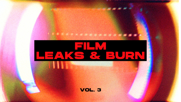 Film Leaks & Burn Transitions VOL. 3 | Premiere Pro