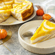 Pumpkin cottage cheese casserole pie &quot;Zebra&quot;, striped casserole with cheese, chocolate and pumpkin.  - PhotoDune Item for Sale