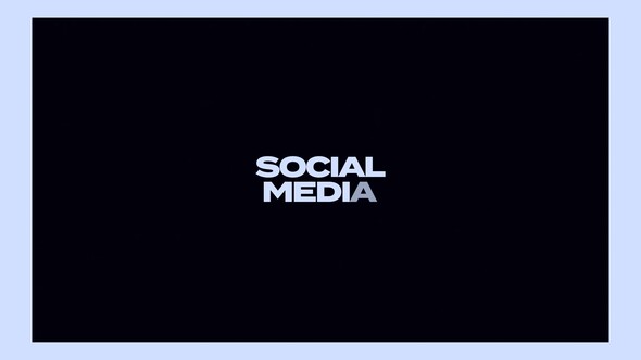Social Media Titles template preview