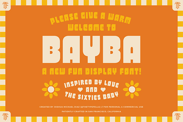 Bayba Display Font