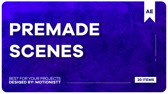 Premade Scenes Product Promo template preview