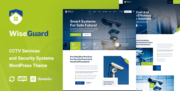 WiseGuard – CCTV and Security Systems WordPress Theme