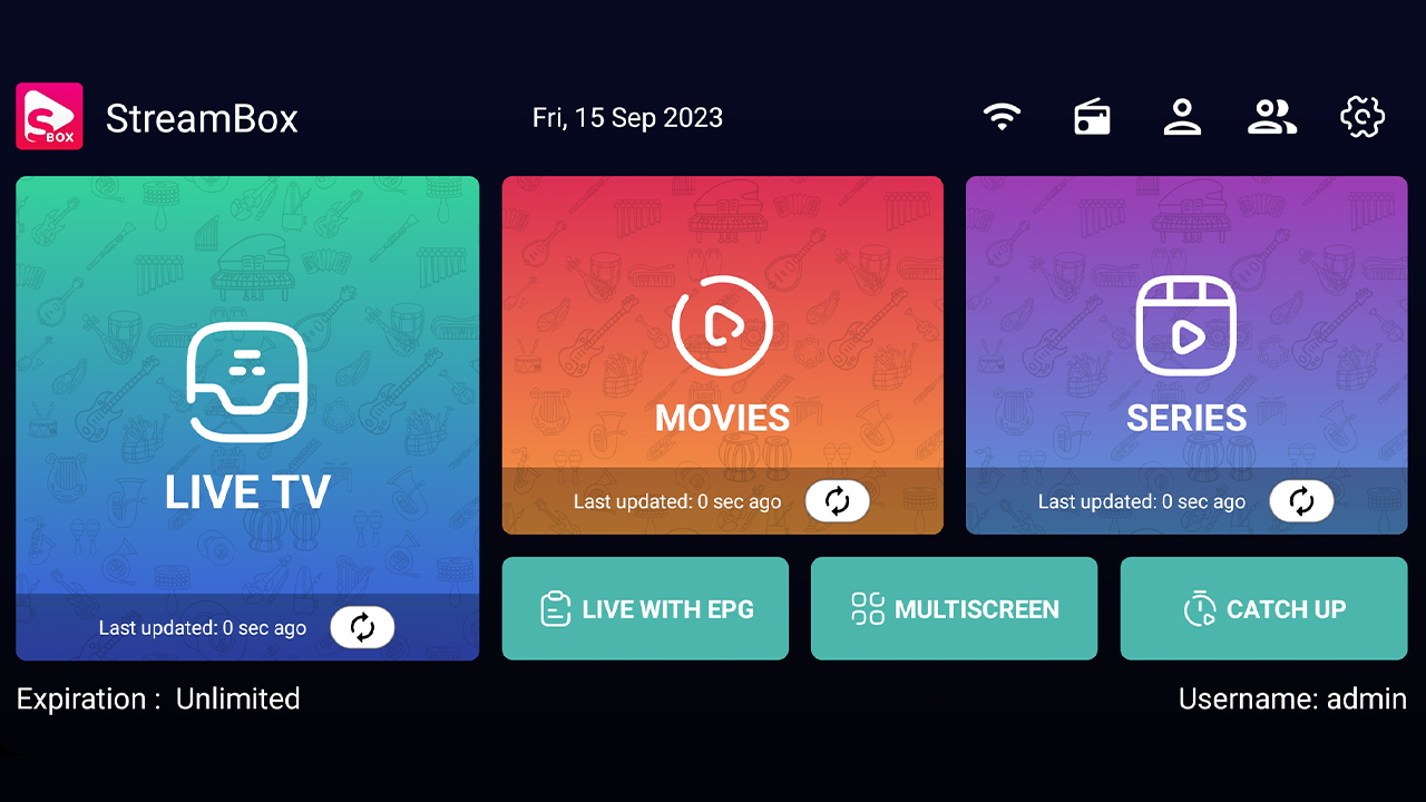 StreamBox IPTV Player (Android Mobile, Tablets, TV, BOX, Chrome Book