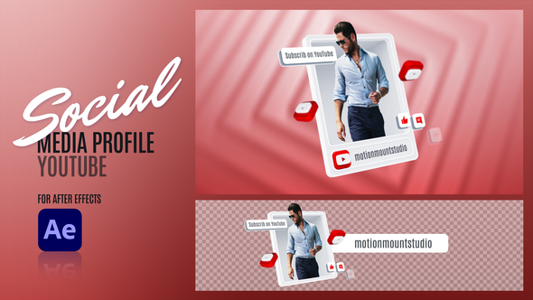 Social Media Profile - Youtube Elements template preview