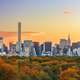New York City skyline over Central Park in Autumn - PhotoDune Item for Sale