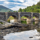Eilean donan castle stone bridge, Scotland, - PhotoDune Item for Sale