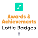 Awards &amp; Achievements Lottie Badges - VideoHive Item for Sale