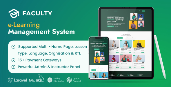Faculty LMS  Learning Management System  AI Powered SaaS