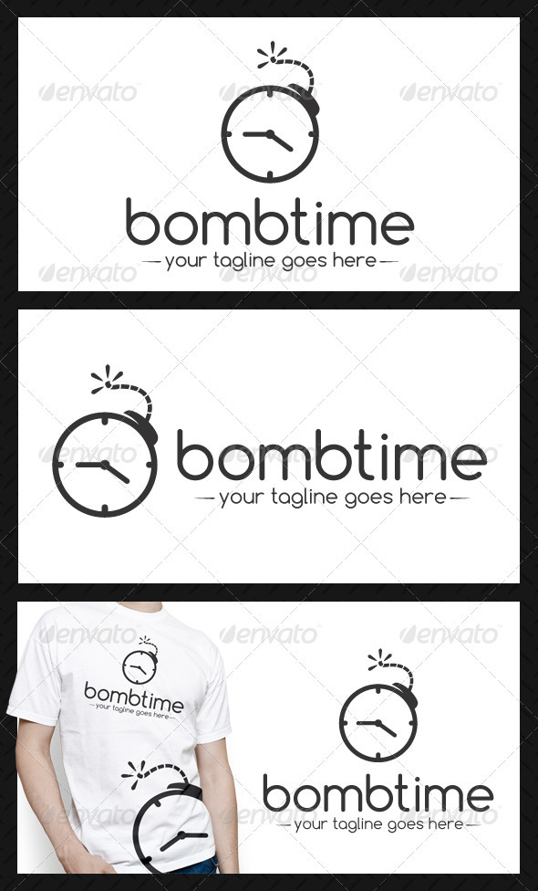 Bomb Time Logo Template - Objects Logo Templates
