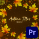 Autumn Titles MOGRT - VideoHive Item for Sale