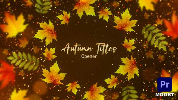 Autumn Titles MOGRT