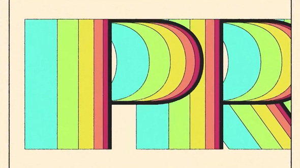 Printed Title Premiere Pro template preview