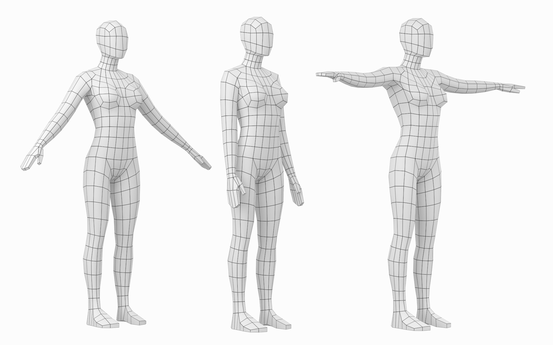 15 Female hand poses 3D model | CGTrader
